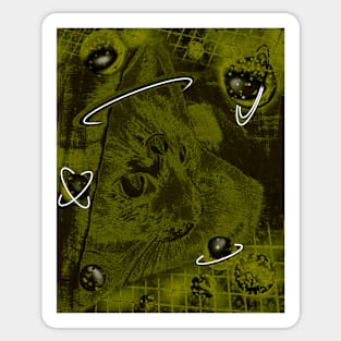 Space Cat V3 Sticker